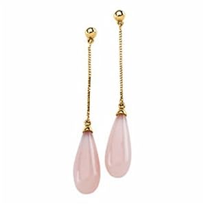 Lovely Pink Opal Briolette Earrings