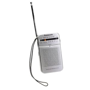 Panasonic RF-P50 Pocket AM FM Radio, Silver by Panasonic