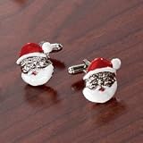 Santa Enamel Cufflinks