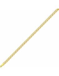 Genuine 14K Yellow Gold Double Link Charm Bracelet 7 Inches 3 Grams Of Gold 100% Satisfaction Guaranteed.