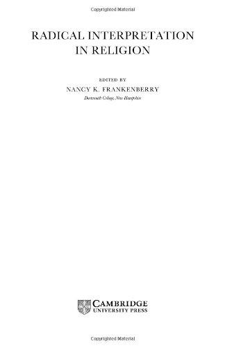 Radical Interpretation in Religion