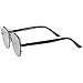 zeroUV - Modern Fashion Full Metal Crossbar Technologic Flat Lens Aviator Sunglasses 54mm (Black-Black / Green)
