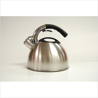 Creative Home Ellipse 2.8 Qt Stainless Steel Whistling Tea Kettle