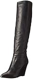 Pour La Victoire Women's Lucia Dress Boot, Black Calf, 7.5 M US