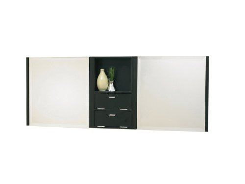 Decolav 9760 ES Stained Triple Sectioned Dual Medicine Cabinets Espresso