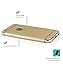 Case&More LuxeCaseGold-1 [Luxe Series] - Extra Slim Perfect Fit Aluminum Bumper - Lightweight Stylish Design - Shock Resistant Apple iPhone 6S/6 - Gold