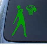 BASKETBALL - Hoops Sport - Car, Truck, Notebook, Vinyl Decal Sticker 1207 | Vinyl Color:... by NS-FX