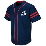 Carlton Fisk Chicago White Sox Majestic Cooperstown Heater Jersey - M