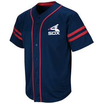 Carlton Fisk Chicago White Sox Majestic Cooperstown Heater Jersey - L