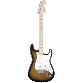 Squier� by Fender� Affinity Stratocaster� Maple, 2 Tone Sunburst