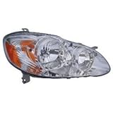 IMAGE OF Toyota Corolla CE/LE Model Headlight OE Style Replacement Headlamp Passenger ...