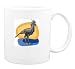 Mug with nature, environment, savannah, fauna, serpentarius, sagittarius, bird, anima...