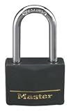 Master Lock 141DLF 1-9/16-Inch Lock, Black, Brass