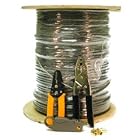 1000ft RG6 Dual Shield Coaxial Cable Installation Kit 