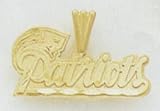 NFL New England Patriots Charm - 14kt Solid Gold