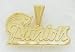 New England Patriots NFL Football Charm - 14kt Solid Gold