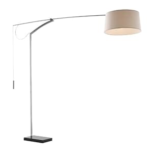 Zuo 50021 Blazar Floor Lamp, Chrome