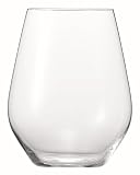 Spiegelau Authentis Casual Bordeaux Stemless Tumblers, Set of 4 in Gift Tube