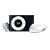 BLACK 2gb clip on MP3 player