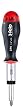 Felo 0715752225 Multi Bit Screwdriver with Reversible Ratchet and 8 bits, 374 Series