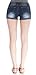 Angels Jeans Juniors Desctructed Denim Short Shorts