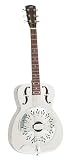 Recording King Style-O Metal Body Resonator Guitar with Diamond Hole Coverplate