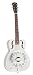 Musical Instruments : Recording King Style-O Metal Body Resonator Guitar with Diamond Hole Coverplate