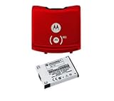 OEM NEW Motorola RAZR RED V3m Extended Battery & Door