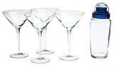 Luigi Bormioli Martini 5 Piece Martini Set