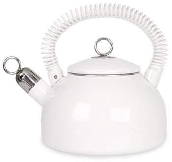 Evco Celebration White Tea Kettle 2.6 Qt. Evco Celebration White Tea Kettle 2.6 Qt.