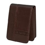 Casio EX-Case80 Brown Leather Pouch Style Case for all Exilim S & Z Series Cameras
