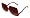 Solid Red frame - Smoke lens