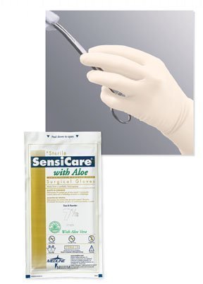 ^MSG1075 Sensicare with Aloe - Size 7.5 Min.Order is 1 CS (4 box / Case; 100 Pair / Case;)
