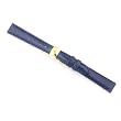 Watch Band Genuine Lizard Navy Blue 12mm