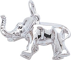Childrens Toyshop  Jewelry : Elephant Charm by Rembrandt Charms