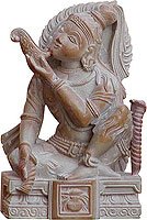 Hindu God Siva Stone Statue Religious Gifts 1.75 x 1 x 3 inches (sos280)