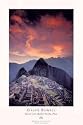 Sunset over Machu Picchu Photography Art Poster Print by Galen Rowell, 24x36