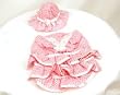 Pink Frill Dog Dress (Size 0)