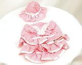 Pink Frill Dog Dress (Size 0)