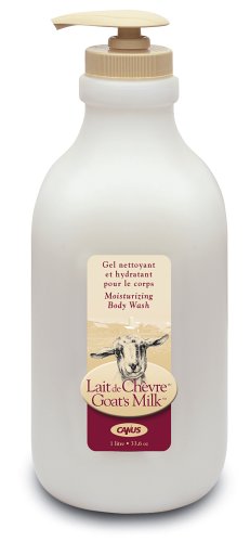 Canus Goat's Milk Moisturizing Body Wash, 33.6-Ounce Pump (Pack of 2)