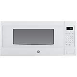 GE PEM31DFWW Profile 1.1 Cu. Ft. White Countertop Microwave