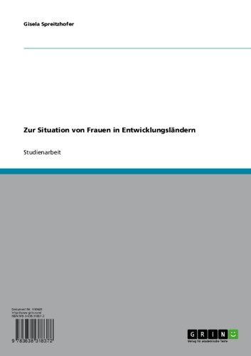 Zur Situation von Frauen in Entwicklungsländern (German Edition)