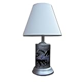Blue Mustang Logo 18 Tall Table Lamp