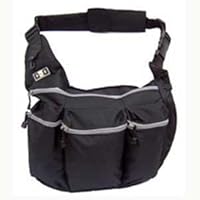 Diaper Dude Black #100 Diaper Bag for Dad FREE Stroller Strap