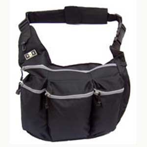 Diaper Dude Black Bag with Grey Zippers 318HMW9HSRL. SL500 Diaper Dude Black Bag with Grey Zippers