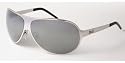 DOLCE & GABBANA D&G 6025 05/6G SILVER METAL SUNGLASSES