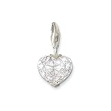 Heart White Charm by Thomas Sabo