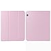 Evecase Pink Ultra-Thin Multi-Angle Stand Slim Smart Leather Case W/ Handle Bag for Tabeo e2 8 inch Kids Tablet