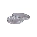 Corning Soda Lime Glass Petri Culture Dish with Cover, 100mm Diameter x 15mm Height (Case of 24)