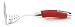 Zeroll Ussentials 8760AR Stainless Steel Potato Masher, Apple Red